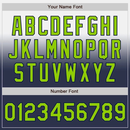 Custom White Neon Green-Navy Authentic Fade Fashion Baseball Jersey