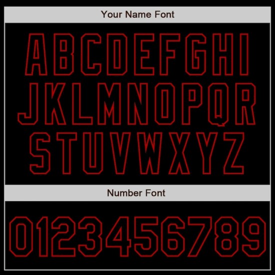 Custom White Black-Red Bomber Full-Snap Varsity Letterman Split Fashion Jacket