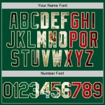 Custom Kelly Green Vintage Mexican Flag Cream-Black Bomber Full-Snap Varsity Letterman Hoodie Jacket