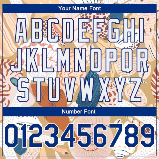 Custom City Cream Royal-White 3D Pattern Beach Seashells And Starfishes Authentic Basketball Jersey