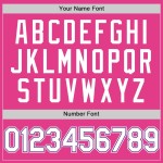 Custom Pink White-Purple Mesh Authentic Throwback Baseball Jersey