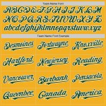 Custom Gold Green-White Authentic Sleeveless Baseball Jersey