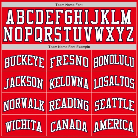 Custom Fire Red White-Navy Authentic Basketball Jersey