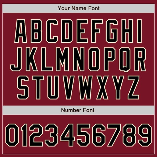 Custom Crimson Black Cream-Maroon Bomber Full-Snap Varsity Letterman Jacket