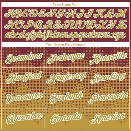 Custom Burgundy Old Gold-White 3D Pattern Design Gradient Square Shapes Performance T-Shirt