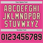 Custom Pink Black-Cream Bomber Full-Snap Varsity Letterman Hoodie Jacket