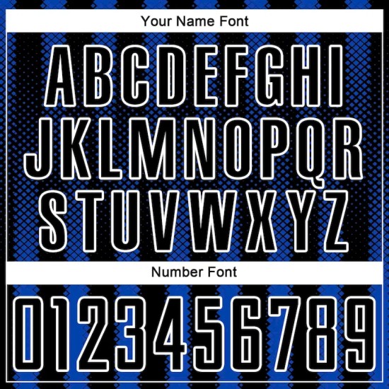 Custom Black Thunder Blue-White Geometric Shape Sublimation Soccer Uniform Jersey Custom Black Thunder Blue-White Geometric Shape Sublimation Soccer Uniform Jersey