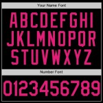 Custom Black Hot Pink Authentic Throwback Basketball Jersey