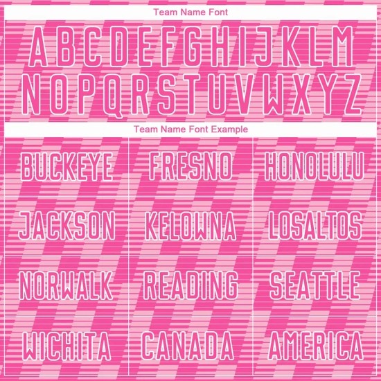 Custom Pink Light Pink-White Line Sublimation Soccer Uniform Jersey