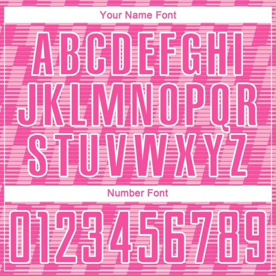 Custom Pink Light Pink-White Line Sublimation Soccer Uniform Jersey