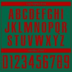 Custom Kelly Green Red Sublimation Soccer Uniform Jersey