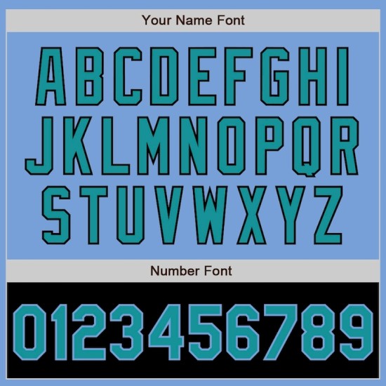 Custom Light Blue Teal-Black Bomber Varsity Letterman Two Tone Zipper Jacket